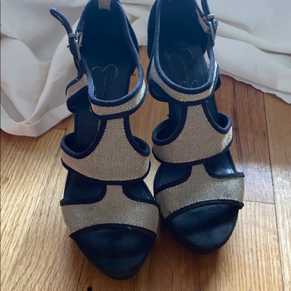 Jessica Simpson black heels